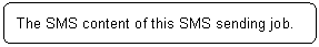 ꨤx: The SMS content of this SMS sending job.

