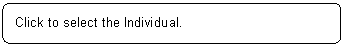 ꨤx: Click to select the Individual.

