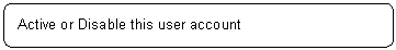 ꨤx: Active or Disable this user account
