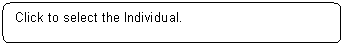 Rounded Rectangle: Click to select the Individual.

